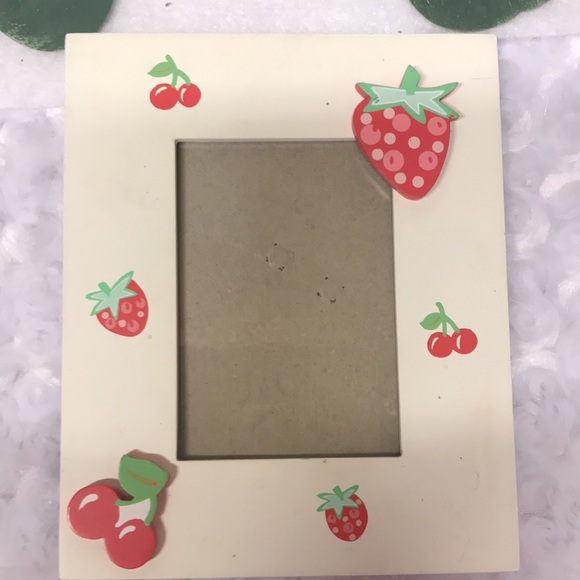 CHERRY 3 Piece decor Frame votive candle clock vintage 1990s - Picture 12 of 13